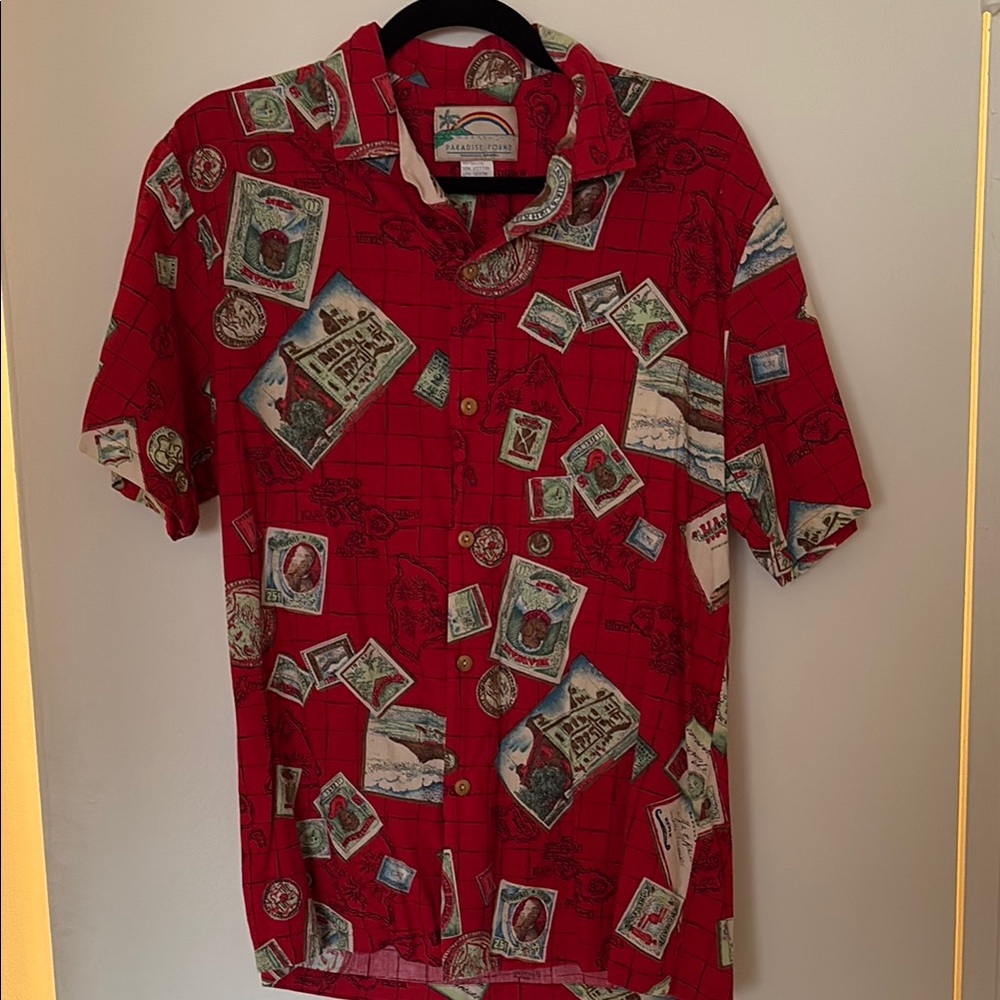 Vintage 1980's Hawaiian Shirt, Paradise Found Honolulu